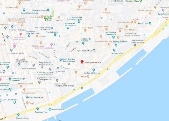 135 A - In Tranquil Flat In Alfama Near Se And Castle شقة